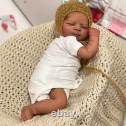 Lifelike Reborn Baby Dolls Boy 19 Inch Full Body Silicone Realistic Newborn Baby