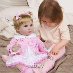 Lifelike Reborn Baby Dolls Girl Realistic Newborn Silicone Real Life Baby D