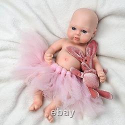 Lifelike Reborn Baby Dolls Silicone Full Body Girl 12 Inch 12in Girl Abby