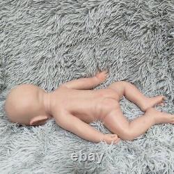 Lifelike Sleeping Baby Girl 17Soft Reborn Doll Full Body Silicone Real Touch