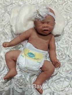 Lily Full body Solid Silicone Preemie/Newborn Baby Girl by Helen Connors