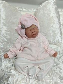 Lily Full body Solid Silicone Preemie/Newborn Baby Girl by Helen Connors