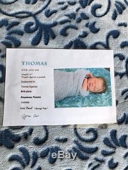 Limited Edition Sold Out Reborn Baby Doll Thomas By Olga Auer