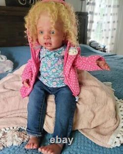 LittleDollyDearest STUDIOS Reborn Girl Toddler WINI READ Baby BIG doll REALISTIC