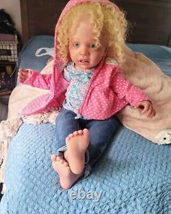 LittleDollyDearest STUDIOS Reborn Girl Toddler WINI READ Baby BIG doll REALISTIC