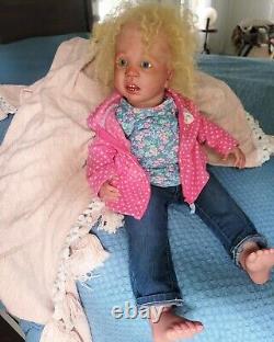 LittleDollyDearest STUDIOS Reborn Girl Toddler WINI READ Baby BIG doll REALISTIC