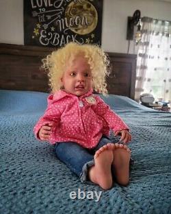 LittleDollyDearest STUDIOS Reborn Girl Toddler WINI READ Baby BIG doll REALISTIC