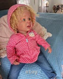 LittleDollyDearest STUDIOS Reborn Girl Toddler WINI READ Baby BIG doll REALISTIC