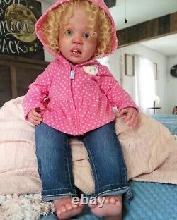 LittleDollyDearest STUDIOS Reborn Girl Toddler WINI READ Baby BIG doll REALISTIC