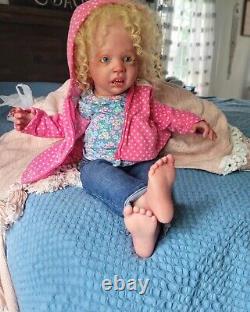 LittleDollyDearest STUDIOS Reborn Girl Toddler WINI READ Baby BIG doll REALISTIC