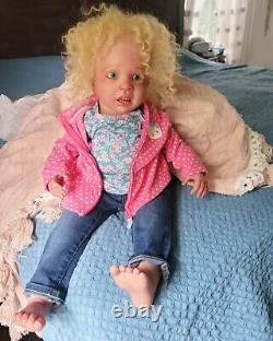 LittleDollyDearest STUDIOS Reborn Girl Toddler WINI READ Baby BIG doll REALISTIC