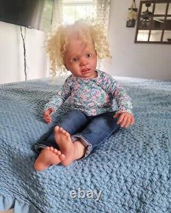 LittleDollyDearest STUDIOS Reborn Girl Toddler WINI READ Baby BIG doll REALISTIC