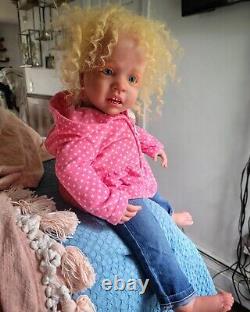 LittleDollyDearest STUDIOS Reborn Girl Toddler WINI READ Baby BIG doll REALISTIC