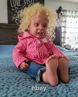 LittleDollyDearest STUDIOS Reborn Girl Toddler WINI READ Baby BIG doll REALISTIC