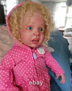 LittleDollyDearest STUDIOS Reborn Girl Toddler WINI READ Baby BIG doll REALISTIC