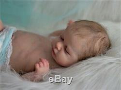 Loulou Kazmierczak baby reborn doll, realistic artist Olga Konovnina, cute baby