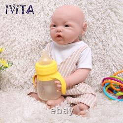 Lovely Boy Infant 17Full Body Silicone Reborn Baby Doll Birthday Gifts