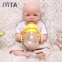 Lovely Boy Infant 17Full Body Silicone Reborn Baby Doll Birthday Gifts