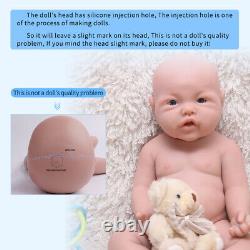 Lovely Boy Infant 17Full Body Silicone Reborn Baby Doll Birthday Gifts