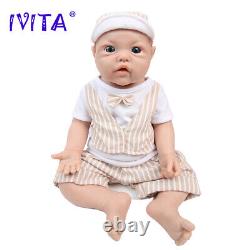 Lovely Boy Infant 17Full Body Silicone Reborn Baby Doll Birthday Gifts