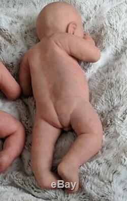 Luke by Helen Connors Full body silicone newborn preemie baby boy soft ecoflex