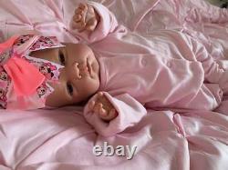 Made To Order Stunning Reborn Baby Girl Ellie Newborn Child Friendly 3+