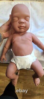 Made in USA 16 Preemie Full Body Silicone Baby Girl Doll Sasha