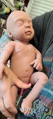 Made in USA 16 Preemie Full Body Silicone Baby Girl Doll Sasha