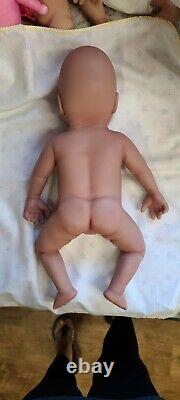 Made in USA 16 Preemie Full Body Silicone Baby Girl Doll Sasha