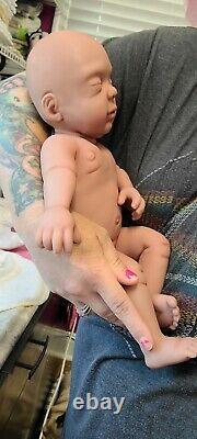 Made in USA 16 Preemie Full Body Silicone Baby Girl Doll Sasha