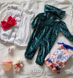 Madison Sculpt Silicone Full Body Baby Girl Doll Asleep Hair 20 7 Lbs 10oz