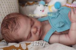 Magnolia Dream Doll Reborn baby boy Harper 19.5''Full Body Anatomically correct