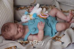 Magnolia Dream Doll Reborn baby boy Harper 19.5''Full Body Anatomically correct