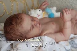 Magnolia Dream Doll Reborn baby boy Harper 19.5''Full Body Anatomically correct