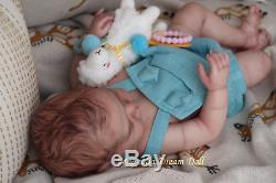 Magnolia Dream Doll Reborn baby boy Harper 19.5''Full Body Anatomically correct