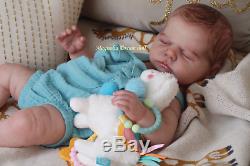 Magnolia Dream Doll Reborn baby boy Harper 19.5''Full Body Anatomically correct