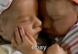 Meet The Twins! Reborn Baby Girl Dolls Lindsey And Leslie! Accessories Included