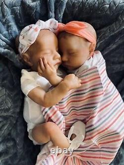 Meet The Twins! Reborn Baby Girl Dolls Lindsey And Leslie! Accessories Included