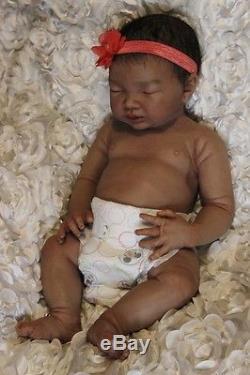 Melina Full Body Silicone Biracial/Ethnic/Asian baby girl by Andrea Arcello