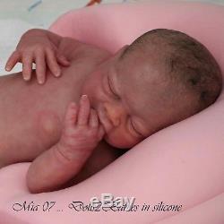 Mia Full Body Silicone Newborn Preemie baby Girl by Linda Moore