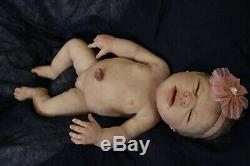 Mia by Olga Romanova Solid Full Body Silicone Newborn Baby Girl doll
