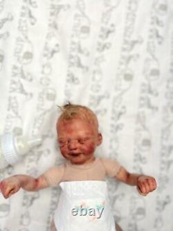 Mini Reborn Baby Doll With Rooted Hair