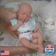 Mire and Mire Reborn Baby Dolls 12 Boy Micro Preemie Full Body Silicone Baby