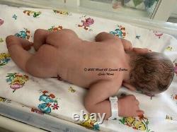 Monet Full Body Silicone Soft Ecoflex Blend Newborn baby Girl by Linda Moore