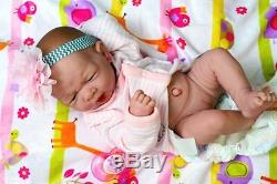 My Precious Baby Girl! Berenguer Preemie Lifelike Reborn Doll W Pacifier, Bottle