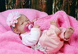 My Precious Baby Girl! Berenguer Preemie Lifelike Reborn Doll W Pacifier, Bottle