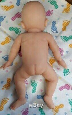 NEW 12 Micro Preemie Full Body Silicone Baby Girl Doll Charlotte