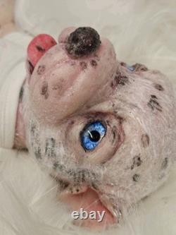 NEW 14 Full Solid Silicone Reborn Puppy Alternative Doll Collectible Girl