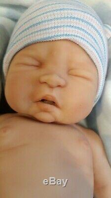 NEW! 14 Preemie Full Body Silicone Baby Boy Doll Tyler