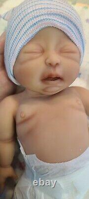 NEW 14 Preemie Full Body Silicone Baby Girl Doll Liberty
